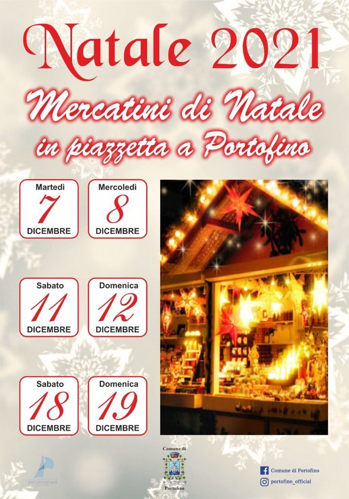 Comune di Portofino - I mercatini di Natale 2021