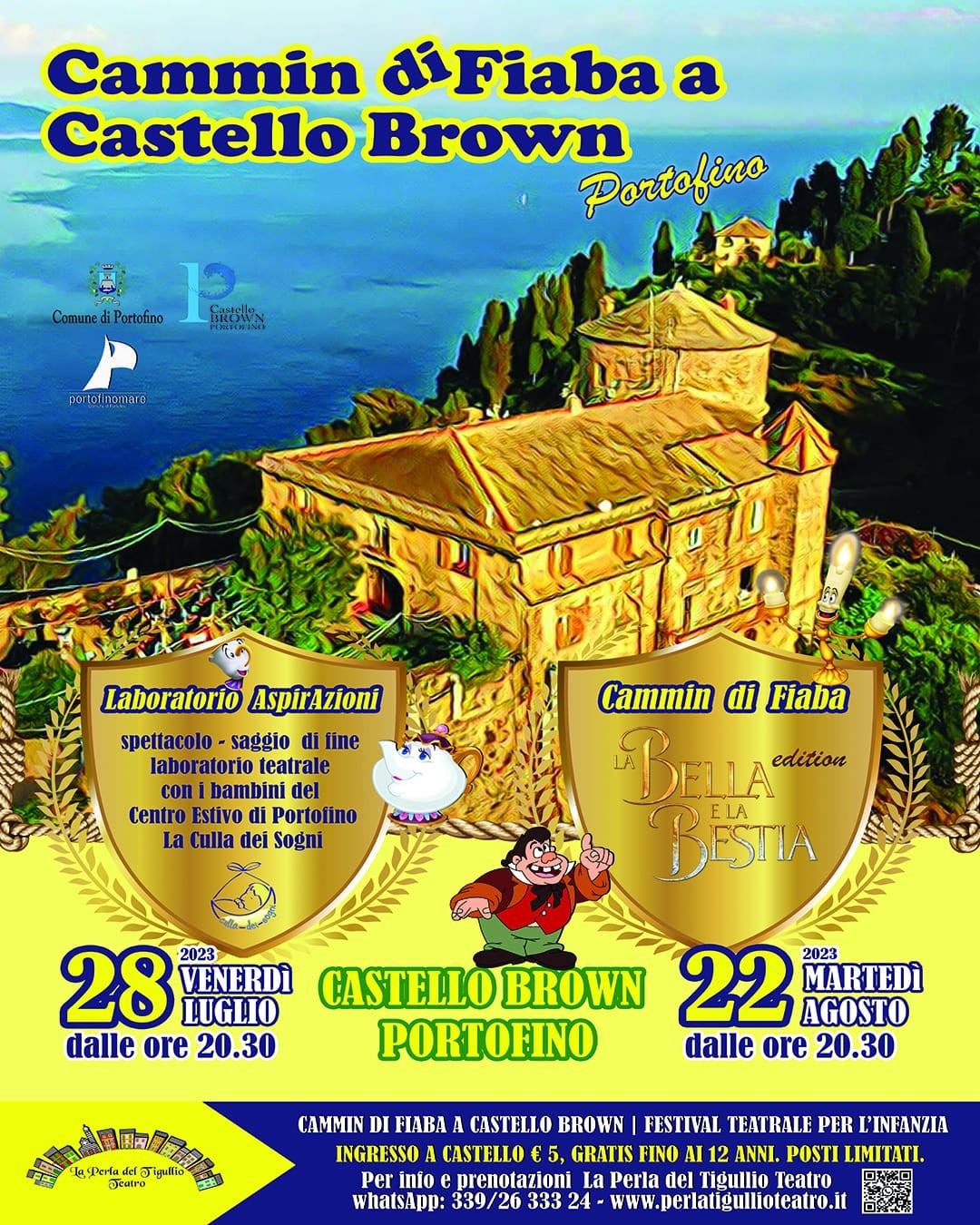 Comune di Portofino - Cammin di Fiaba - Castello Brown